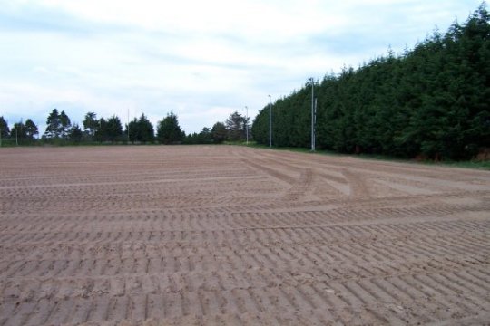 Maghery Pitch Resurfacing, July 2002 - angle 2