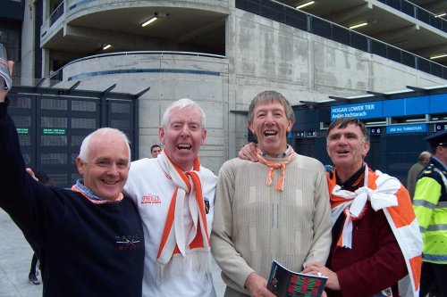 Noel, Joe, Gus, Brendan outside Croke Park