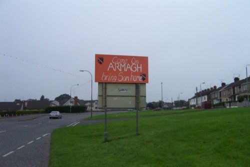 The bottom of the Garvaghy Road in Portadown