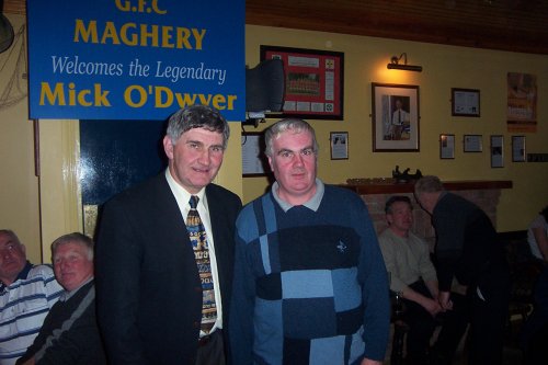 Joe Nugent with Mick O'Dwyer