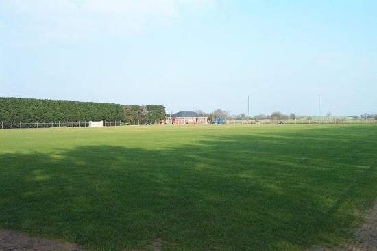 View of the pitch, taken from the main bank (canal side).