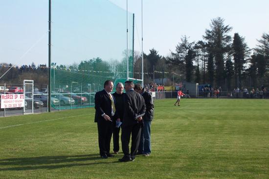 John Robinson, Stephen McConville and Adrian Logan