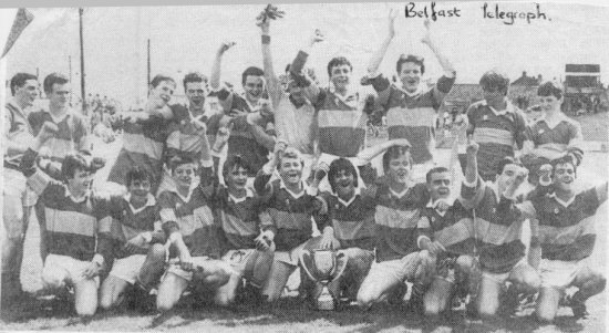 No wonder the Maghery Sean MacDermott's GAA minor football side are smiling. They have just won the County Armagh minor championship having defeated Pearse Og in the decider. Now the Maghery lads are already looking forward to more success. The squad, in fact, is regarded as one of the best teams to emerge at minor level for some time. (Belfast Telegraph)