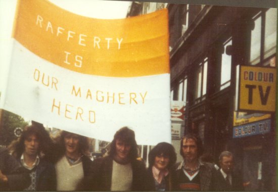 Maghery fans in Dublin to cheer on Armagh and Maghery's Kevin Rafferty