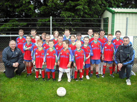 The St John's teams that took part in the annual Larrybo Cusack and Rolo Corr Tournament