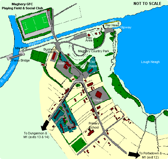 map of maghery